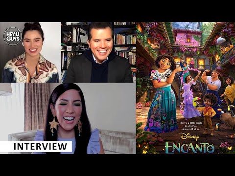 Encanto - Stephanie Beatriz, John Leguizamo & Diane Guerrero on zoom-singing with Lin-Manuel Miranda
