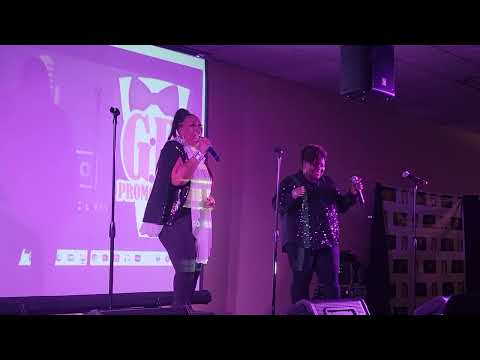 Karen Linette and Linda Jones' daughter (Terry) singing "Hypnotize" at The WMEL Honors Award.