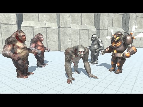 ALL GORO THE GIANT VS 2X FACTION - A nimal Revolt Battle Simulator