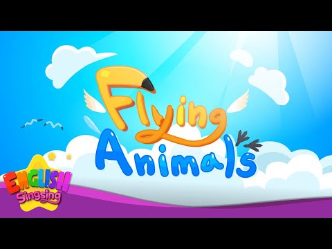 Flying Animals - Kids vocabulary - Learn English for kids - English educational video