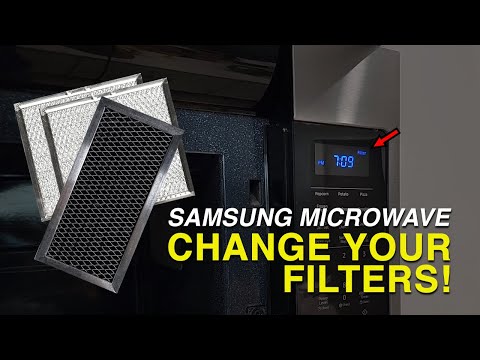 Change Your Microwave Filters! Samsung Microwave Filter Change.