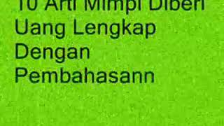 Download lagu Arti mimpi di beri uang mp3