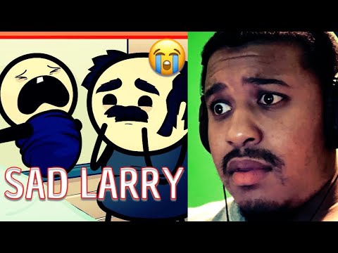 Sad Larry Begins - Cyanide & Happiness Shorts | REACTION!