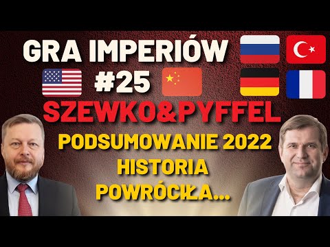 Gra Imperiów#25 - Szewko&Pyffel. Bliski Wschód, Europa, Azja w 2022 - jedyne co pewne to niepewność.