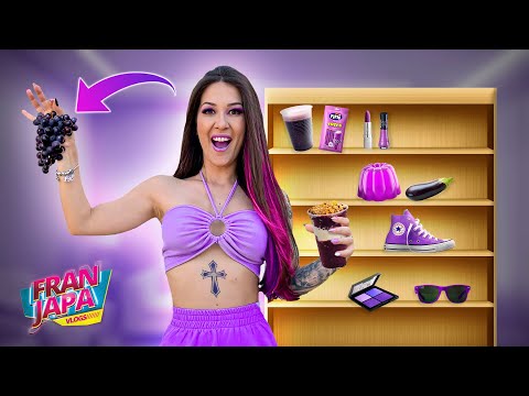 UM DIA INTEIRO FAZENDO TUDO ROXO - Fran Japa