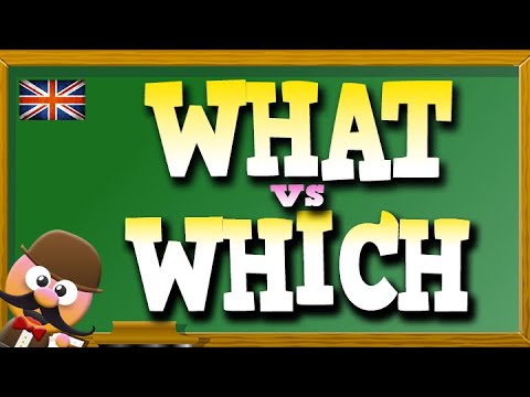 WHAT vs WHICH - INGLÉS PARA NIÑOS CON MR.PEA - ENGLISH FOR KIDS