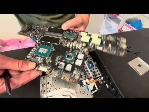 MSI Raider GE78 laptop. Easy disassembly. How to replace or upgrade parts DIY troubleshoot & repair.
