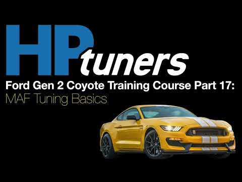HP Tuners Ford Gen 2 Coyote Training Part 17: MAF Tuning Basics | Evans Performance Academy