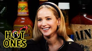 Jennifer Lawrence Sobs in Pain While Eating Spicy 