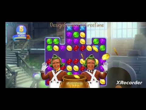 Wonka's World of Candy Match 3 - renovation decor design match3 puzzle game Levels 6, 7, 8 gameplay