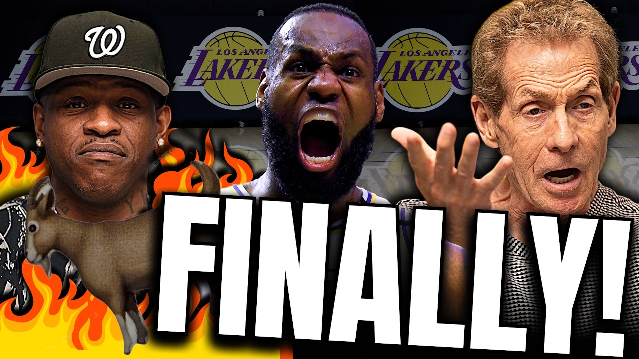 Skip FINALLY praises LeBron James!!