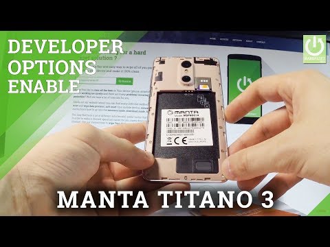 MANTA Titano 3 DEVELOPER OPTIONS / Enable USB Debugging