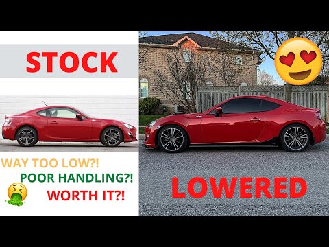 FRS GETS LOWERED ON EIBACH SPORTLINE SPRINGS!!