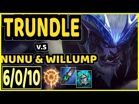 MINERVA (TRUNDLE) vs NUNU & WILLUMP - 6/0/10 KDA JUNGLE GAMEPLAY - BR Ranked GRANDMASTER