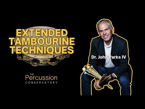 Dr. John Parks IV | Extended Tambourine Techniques | PC Studio Class 71 Trailer