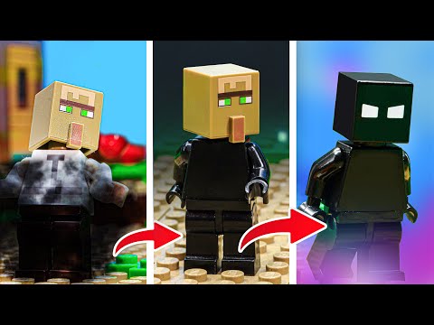 Turning into A Dark Devil in Minecraft | The Real Story Of Null - LEGO Minecraft Animation