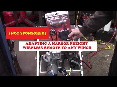 ADAPTING THE HARBOR FREIGHT WIRELESS REMOTE CONTROL TO ANY WINCH. (NOT SPONSORED)
