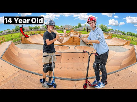 Crazy 14 Year Old BACKYARD Game of SCOOT…