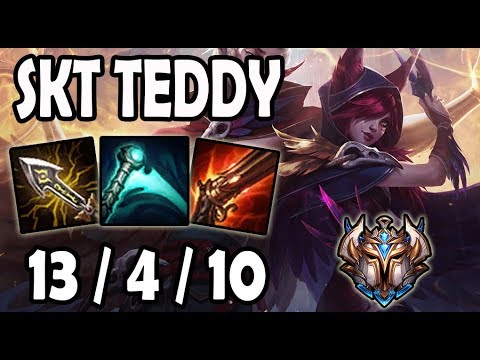 SKT Teddy XAYAH vs KAISA  [ ADC ] Lol Challenger Korea