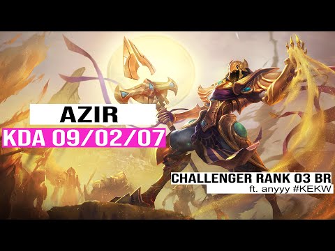 Azir vs Cassiopeia Mid | Rank 03 | Challenger BR Patch 14.4 Season 14
