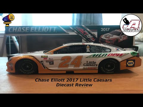 Chase Elliott 2017 Little Caesars 1:24 Diecast Review