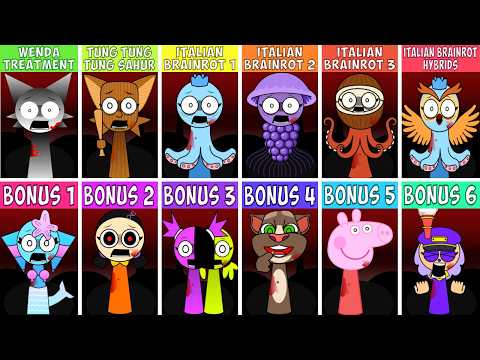 Incredibox Sprunki ALLE BONUS-Charaktere der Wenda-Behandlung