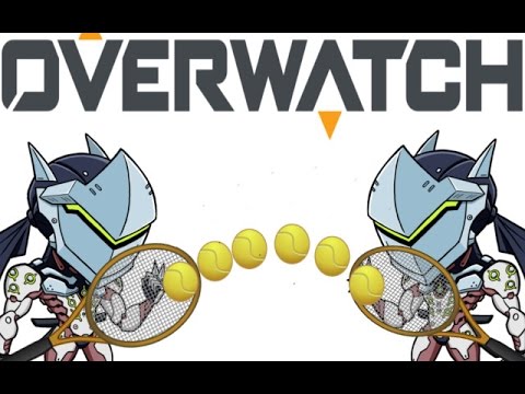 Overwatch: Tennis with Genji [Funny Moment]