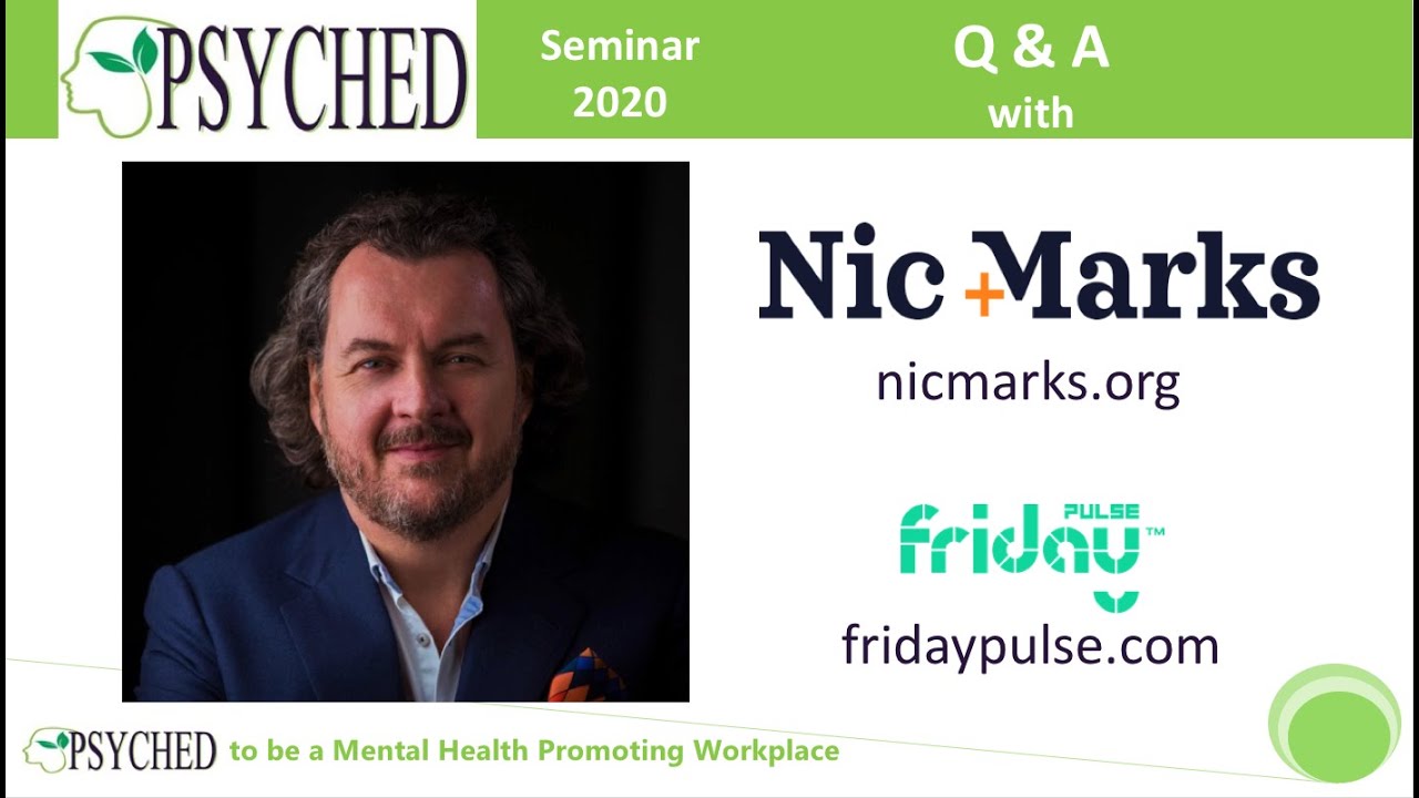 5 Ways to Happiness at Work - Q&A with Nic Marks