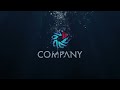 Underwater Logo Reveal Ocean Waves Deep Sea Intro Animation E493