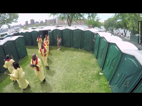 Port-A-Potty Prank Surprises Festivalgoers