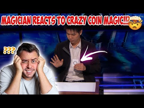 Magician REACTS To Eric Chien Incredible COIN MAGIC On Americas Got Talent 2019