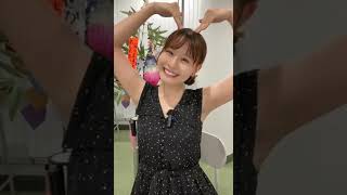 望木聡子アナ#全開#ノースリーブ#七夕