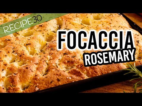 Fried pizza made from scratch with cheese garlic and rosemary By RECIPE30 com