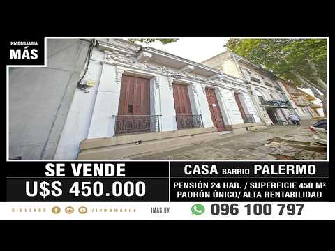Video de YouTube - Padrón Único Venta Palermo Montevideo iMas.uy MA *