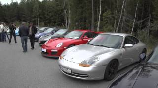 preview picture of video 'Porsche Club, PCS Stockholm på Arlanda Bilfestival 2014'