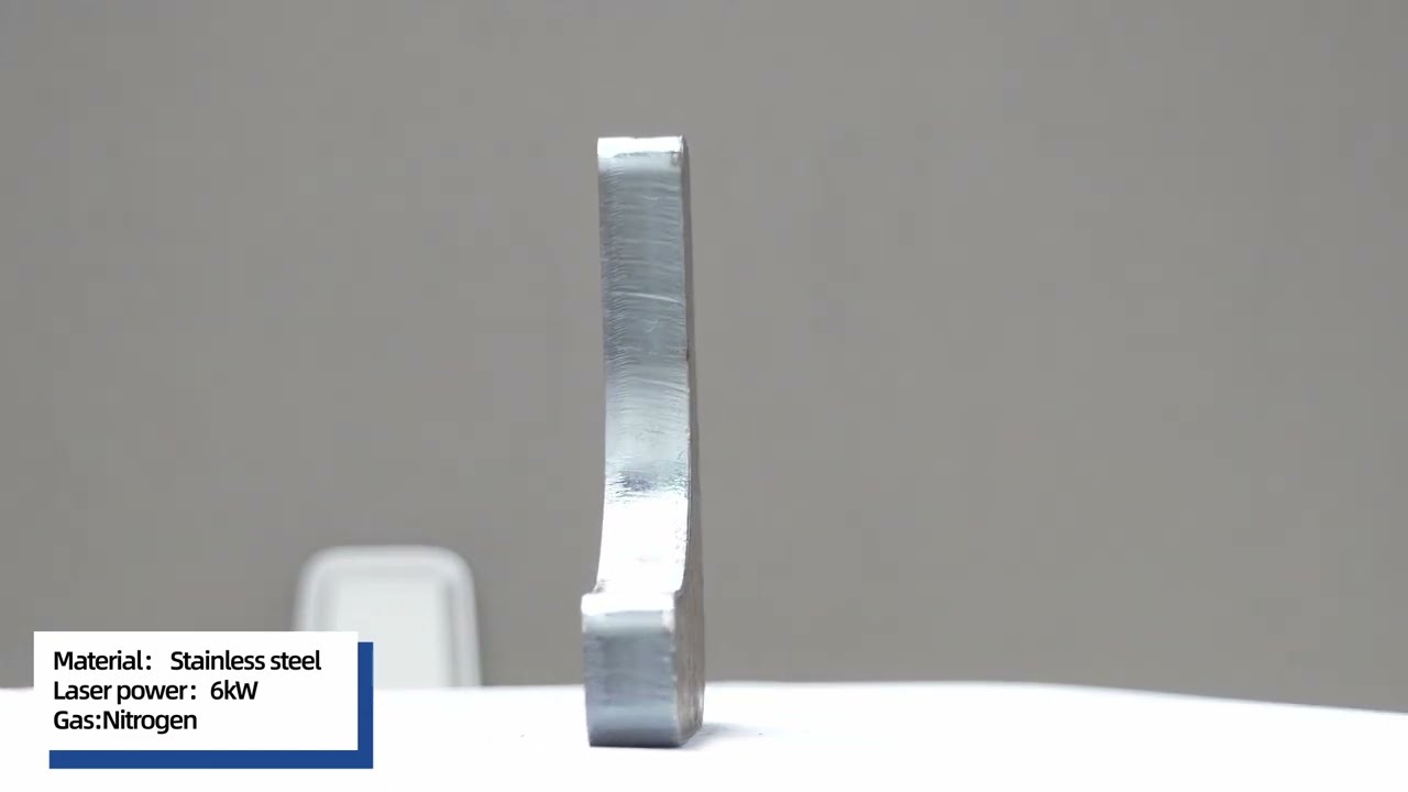 Máquina cortadora láser de fibra de 6 kW | Corte de acero inoxidable de 14 mm