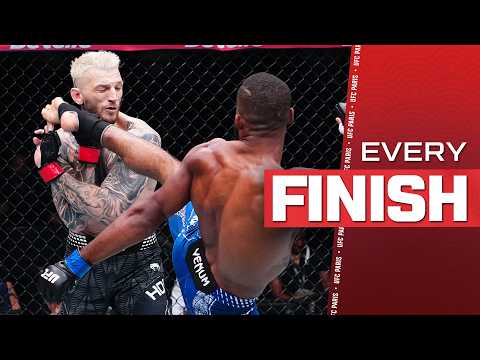 Video: Every Knockout and Submission From UFC Paris| UFC Highlights