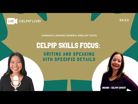 CELPIP LIVE!   Speaking Task 4  Making Predictions   S4 E1 (Re-upload)