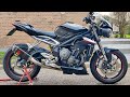 Triumph Street Triple 765RS Arrow Vs Akrapovic Exhaust
