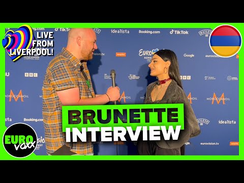 Thumbnail for ARMENIA EUROVISION 2023: BRUNETTE - FUTURE LOVER (INTERVIEW) // Live from Liverpool by brunette