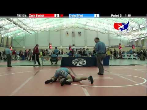 University Nat`ls FS KG / 163 lbs: Zach Basich vs. Craig Eifert