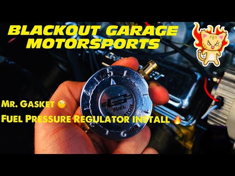 Mr. Gasket Fuel regulator install / 1981 Camaro project