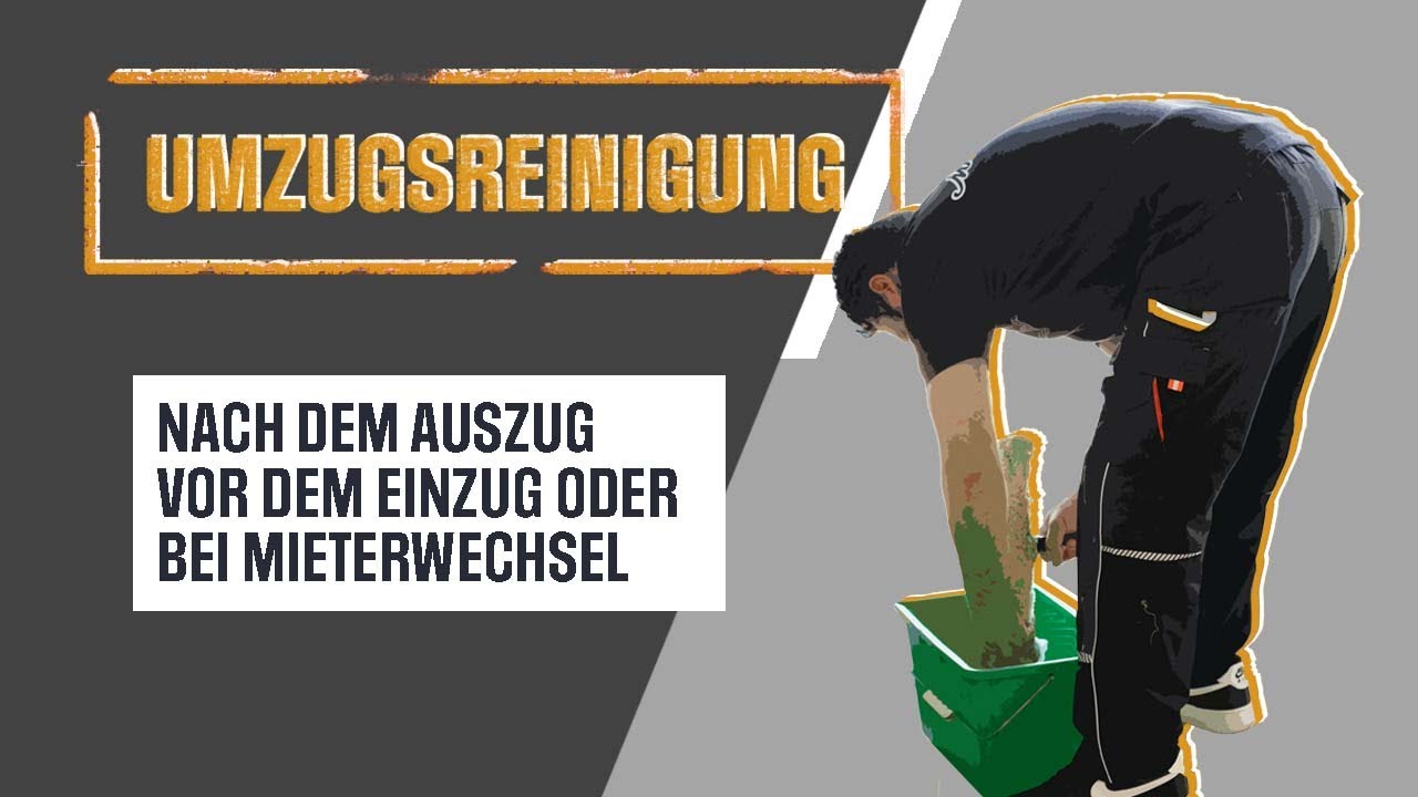 Einzugsreinigung vor oder nach Umzug und Mieterwechsel