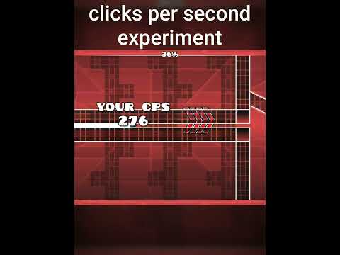 Clicks per second experiment #geometrydash #gd #gaming #games #gameplay