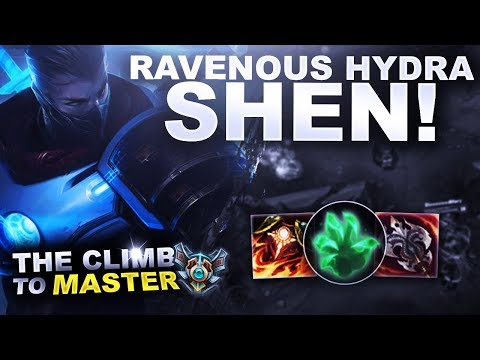 RAVENOUS HYDRA SHEN! - Climb to Master | League of Legends