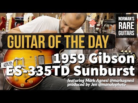 Guitar of the Day: 1959 Gibson ES-335TD Sunburst | Norman's Rare Guitars