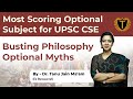 Busting Philosophy Optional Myths By Dr Tanu Jain Ma Am Tathastu ICS