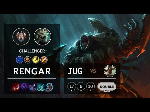 Rengar Jungle vs Nidalee - EUW Challenger Patch 10.10