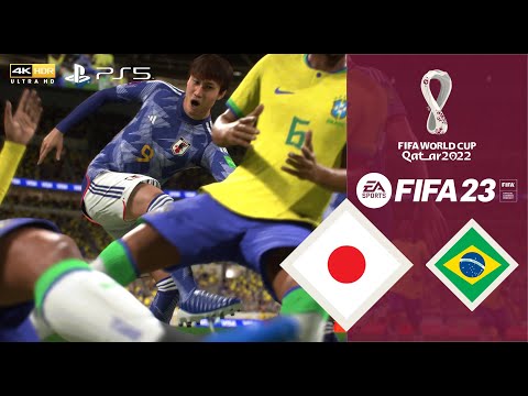 Japan vs Brazil | Qatar 2022 World Cup Final | PS5 | Realistic Graphics 4KUHD