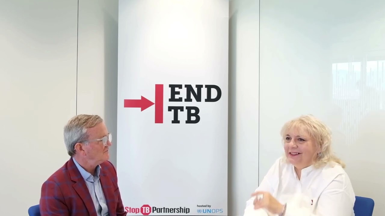 Ahead of #WHA78, Andrew Kirkwood and Dr. Lucica discuss TB priorities and the impact of partnership.